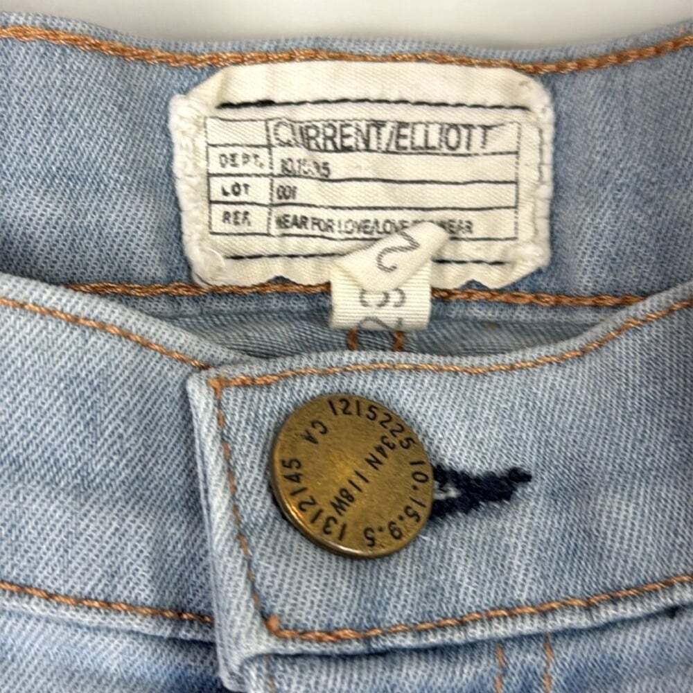 Current/Elliott The High Waist Ankle Skinny Jeans Size 29 - Picture 2 of 10